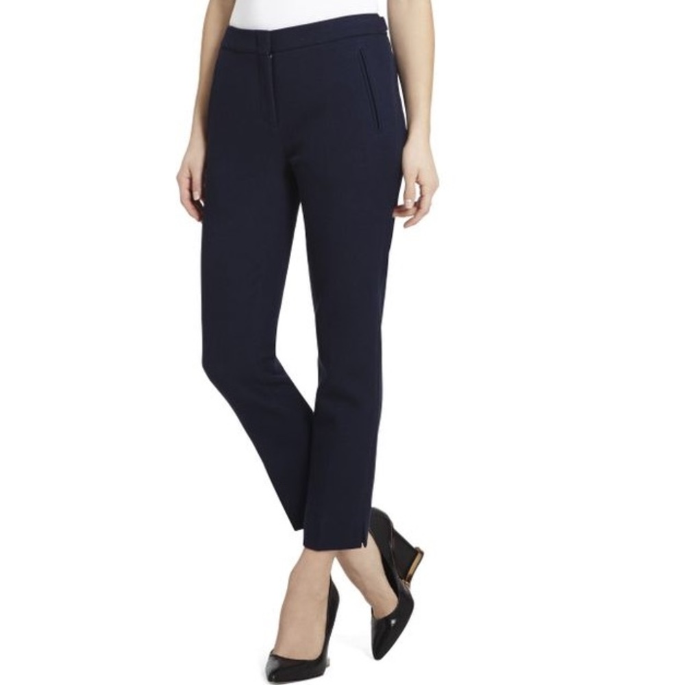 BCBGMAXAZRIA Navy Blue Slim-Leg Pants NWT